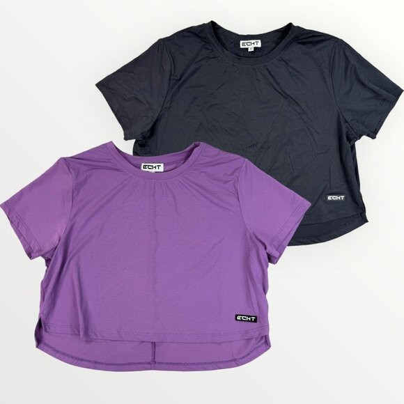 ECHT Apparel Bundle Mesh Lightweight Flowy Loose Fit Short Sleeve Shirts Medium - Picture 1 of 11